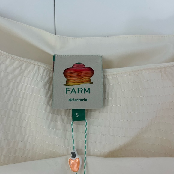 FARM Rio Cream Mini Skirt / NWT - Picture 4 of 6